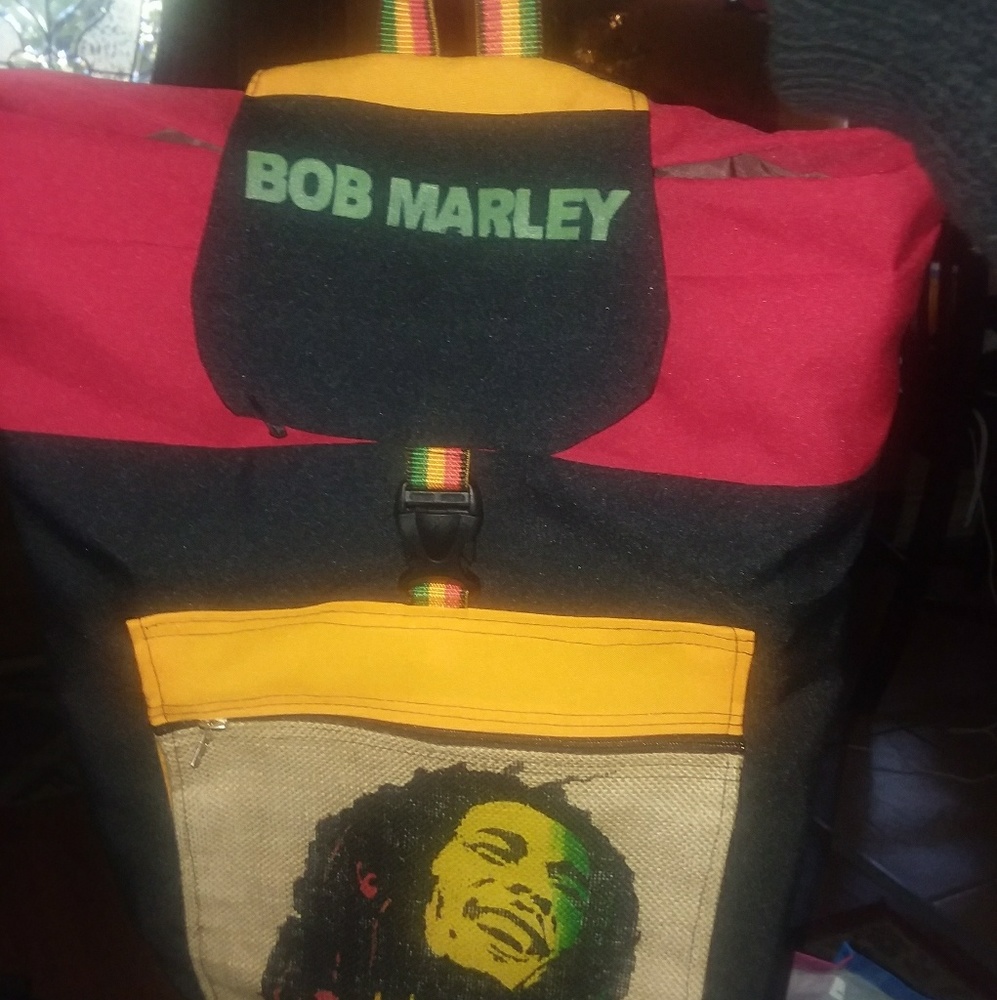 Handmade Bob Marley Back Pack